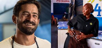 Kaywa Hilton recebe Glory Kabé no Boia Restaurante, em Salvador; saiba mais