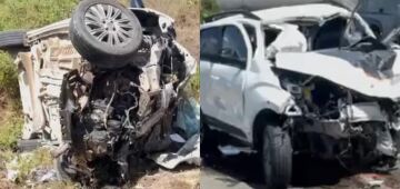 Colisão entre carros na BR-232, em Pesqueira, deixa três mortos e uma pessoa ferida