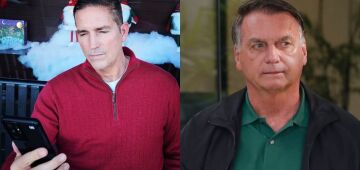 Brasileiros "invadem" redes sociais de ator que vai viver Bolsonaro em filme: "Brasil te ama"