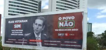 Justiça Federal rejeita ação de Hugo Motta por outdoors que o relacionavam à PEC da Blindagem