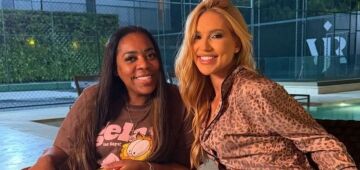 Bênção para namoro e grude com os filhos: como é a relação de Virginia com a mãe de Vini Jr.