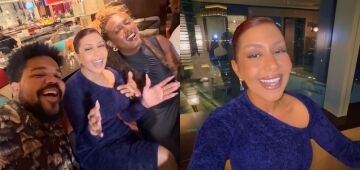 Em Las Vegas para o Grammy Latino, Priscila Senna canta "Não Sabe" com Liniker e Amaro Freitas