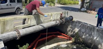 CPRH coleta amostras para confirmar presença de combustível de aviação no Ipsep
