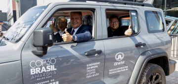 GWM entrega 100 veículos eletrificados para a COP30 e apresenta barco movido a hidrogênio verde