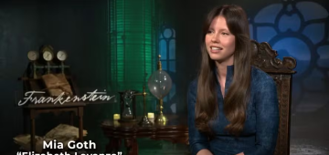 Estrela de 'Frankenstein', Mia Goth exalta a avó brasileira Maria Gladys: 'Muito admirada'