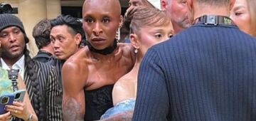 Ariana Grande é atacada por fã, e Cynthia Erivo defende a atriz