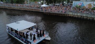 Orquestra Criança Cidadã faz primeiro concerto flutuante no Parque das Graças neste domingo (16)