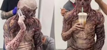 "Stranger things 5": Ator passou 70 horas na cadeira de maquiagem para viver Vecna