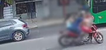 Mulheres, criança e bebê são atropelados por moto enquanto atravessavam avenida em Camaragibe