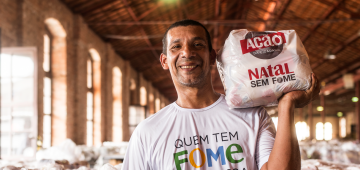 "Natal sem Fome" pretende arrecadar mais 200 toneladas de alimentos