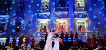 Aria Social estreia 4ª edição do Concerto de Natal em frente ao Palácio do Campo das Princesas; veja