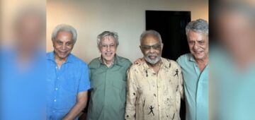 Caetano, Gil e outros artistas participam de ato contra anistia no Rio