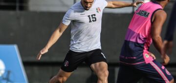 Santa Cruz vence Laguna por 1x0 em jogo-treino no Arruda