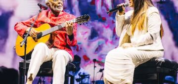 Gilberto Gil homenageia Preta Gil cinco meses após morte da filha com foto de último show