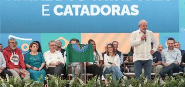Lula defende que catadores tenham mais acesso à serviços públicos