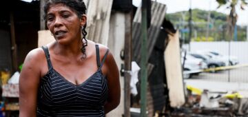 Amiga relata últimas horas de mulher morta em incêndio no Recife: "Estava com um roxo no olho" 
