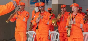 Banda do CBMPE participa de apresentação especial na tarde desta terça-feira (16)