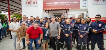 Lula Cabral inaugura Base Descentralizada do SAMU para atendimento ao litoral do Cabo