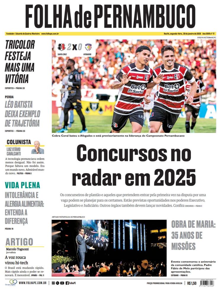 Edição Impressa 20/01/2025