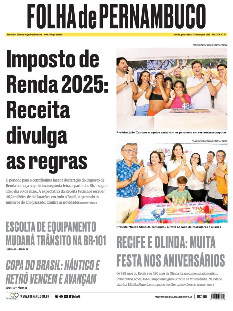 Edição Impressa 13/03/2025