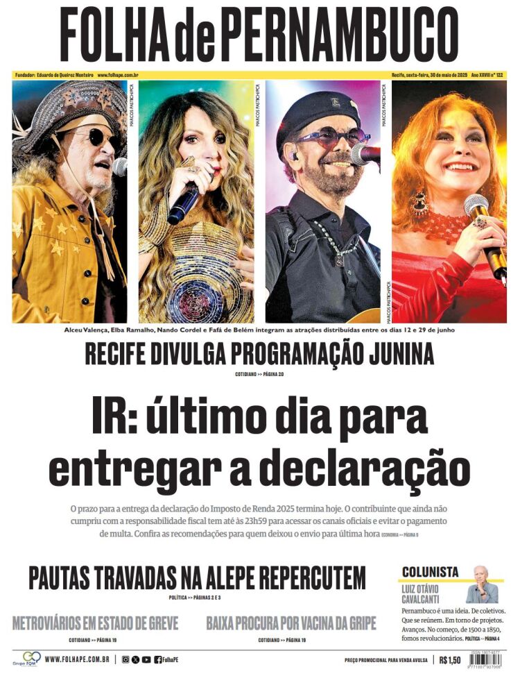 Edição Impressa 30/05/2025