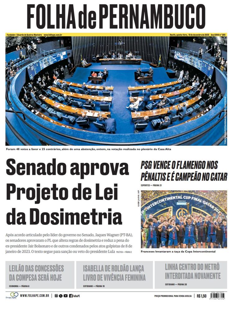 Edição Impressa 18/12/2025