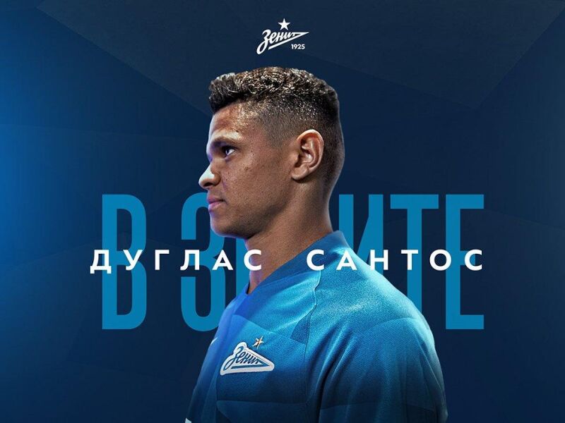 Douglas Santos renova com o Zenit até 2026