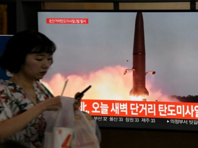Coreia do Norte faz segundo teste de mísseis em uma semana Folha PE Coreia do Norte faz segundo teste de mísseis em uma semana Folha PE