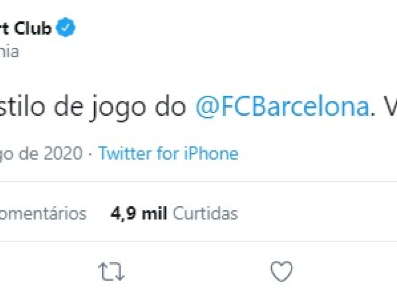 Íbis diz que vai copiar estilo de jogo do Barcelona, após