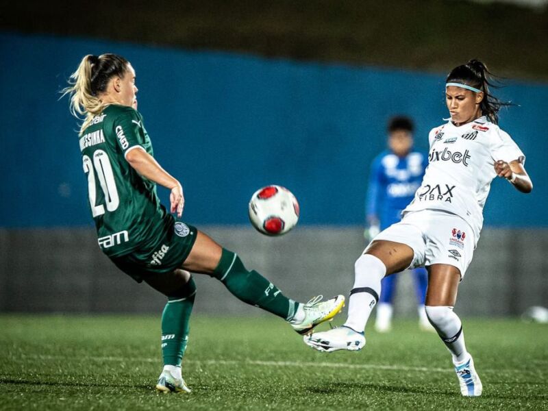 Palmeiras sai na frente do Santos na decisão do Paulista Feminino - Folha PE