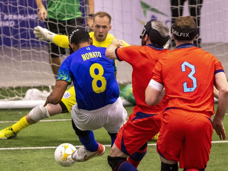 Brasil é bicampeão de Grand Prix Internacional de futebol de cegos - ABC  Agora