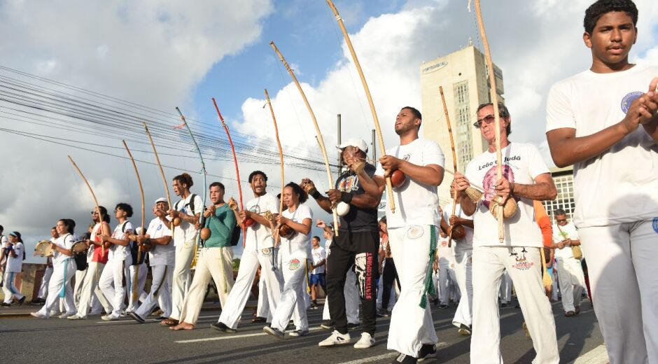 14ª Marcha da Capoeira traz valorização da cultura negra ao Centro do Recife