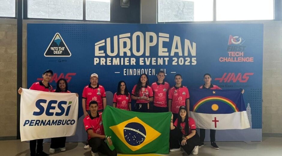 Estudantes pernambucanos de robótica levam 1º lugar em competição na Holanda