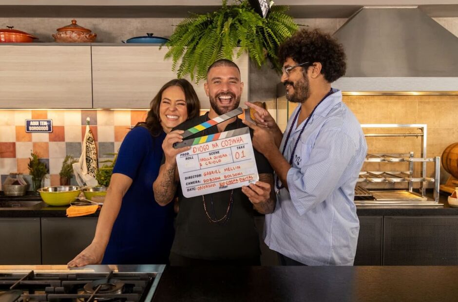 Diogo Nogueira estreia em novo programa culinário "Diogo na Cozinha", no GNT