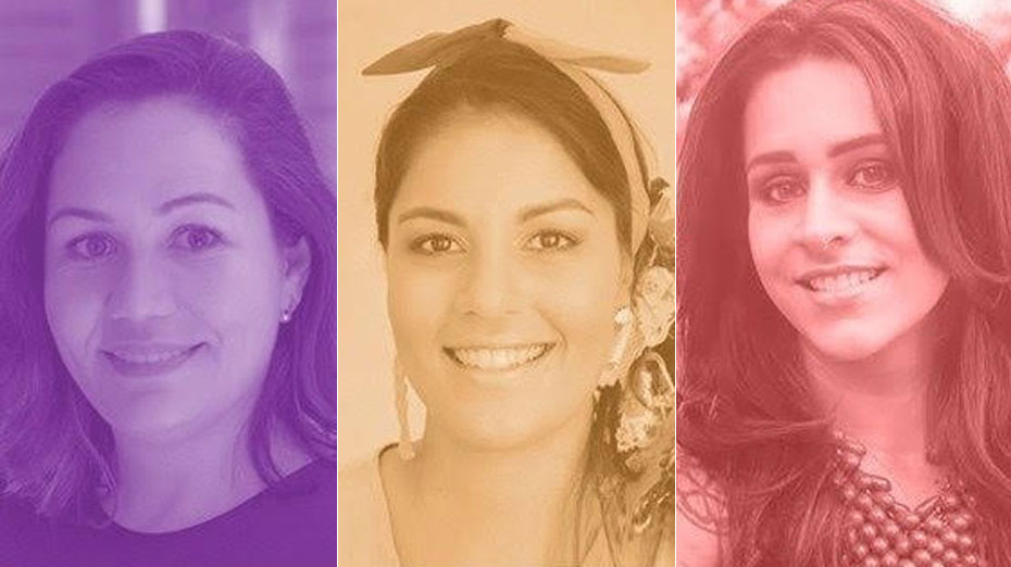 Claudia, Mariane e Vanessa