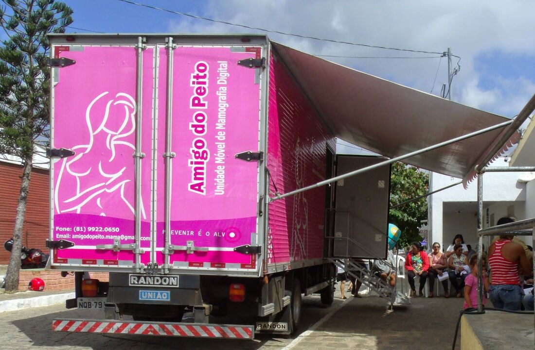 Serão disponibilizadas 80 vagas por Mamógrafo Móvel