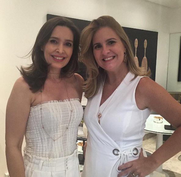 Rita Gueiros e Rejane Gonçalves apresentaram todas as novas da grife de joias 