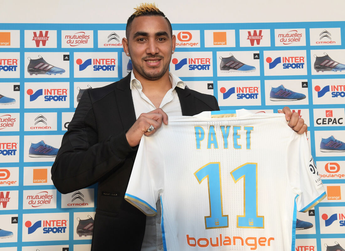 Dimitri Payet atuou por oito temporadas pelo Olympique de Marseille