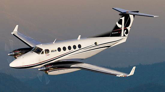 Avião modelo King Air