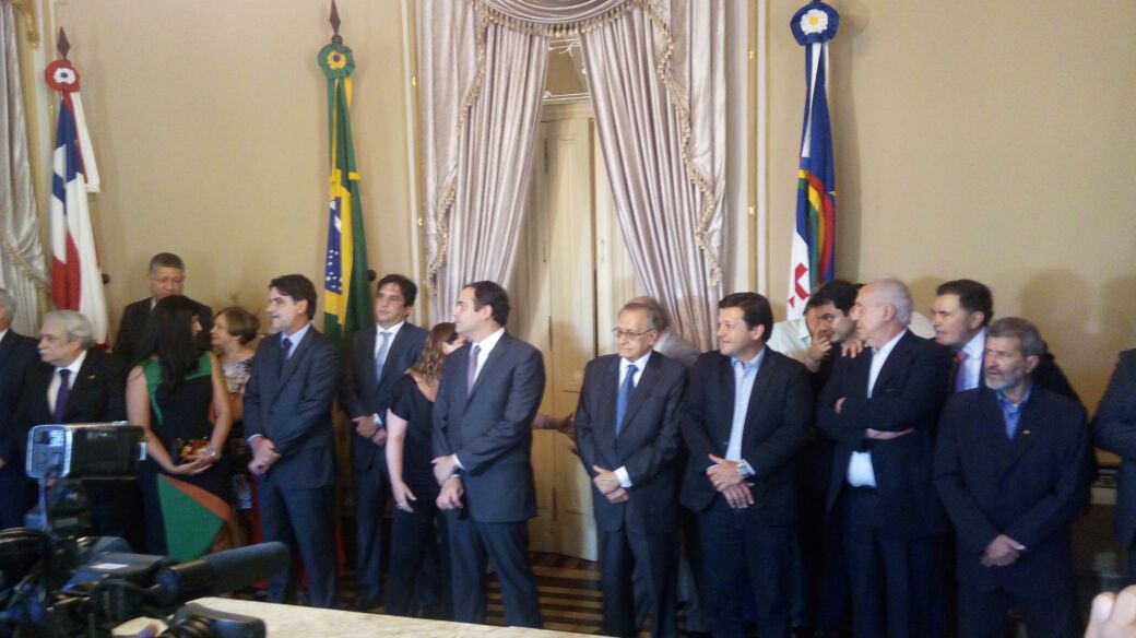 Posse de secretário no Palácio do Campo das Princesas