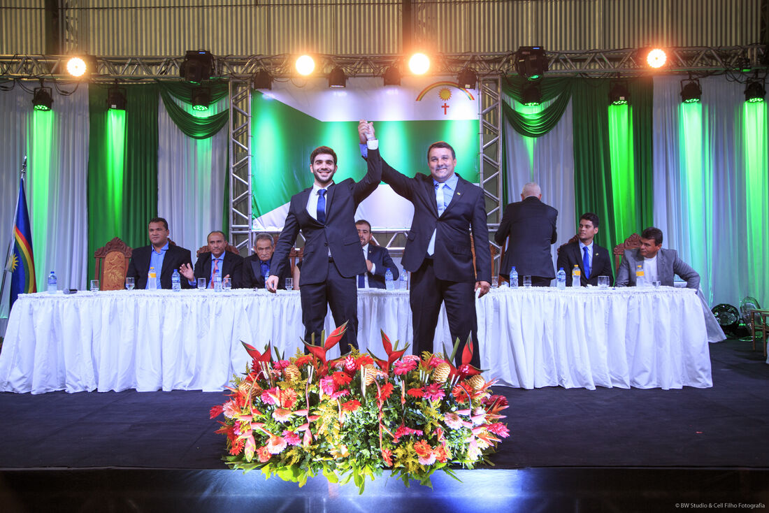 Prefeito Túlio Alves durante posse em Bodocó