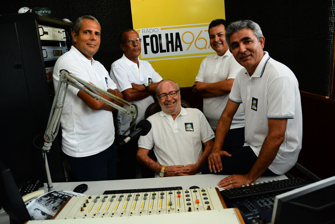 Walleys Santos, Edson Alves, Amaral Dutra, Eduardo Santana, Marcos Vinícius e Beto Ramos