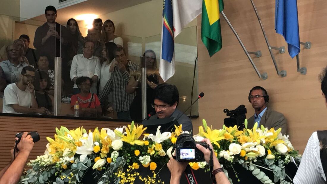 Em discurso, Jadeval de Lima agradeceu aos colegas e os seus eleitores