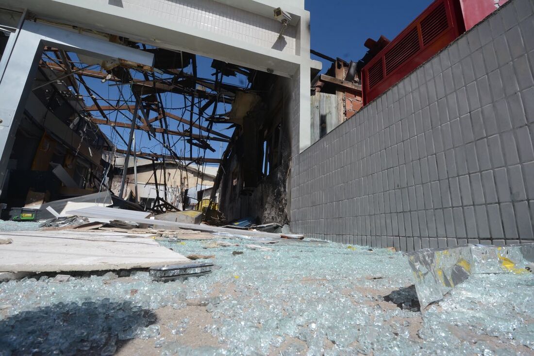 Banco do Brasil de Porto de Galinhas ficou destruído