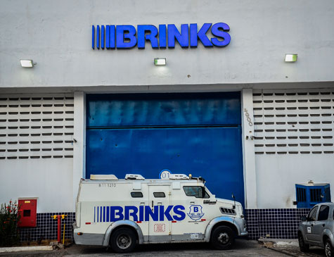 Brinks foi assaltada na madrugada