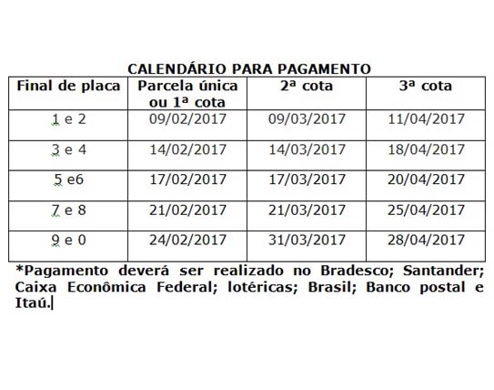 Calendário