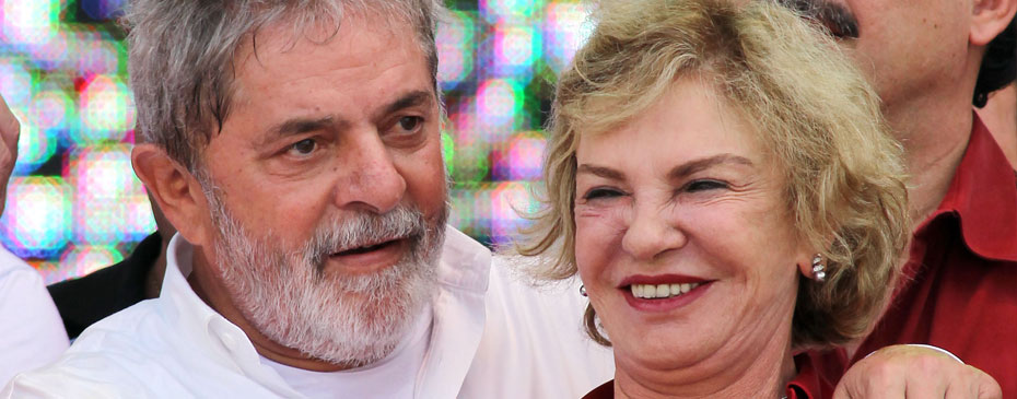 Luiz Inácio Lula da Silva e Marisa Leticia 