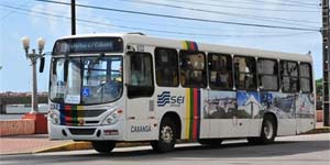 Ônibus no Centro do Recife