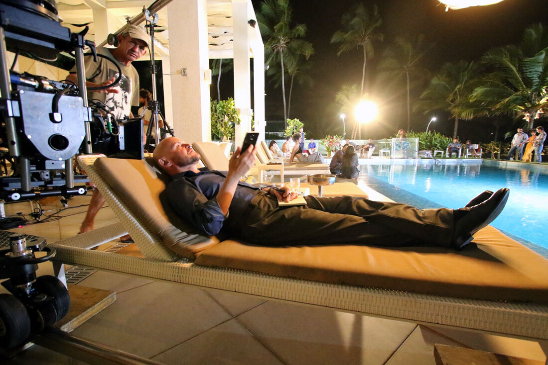 Matheus Nachtergaele interpreta o empresário Aurélio, na produção que deve estrear em 2018