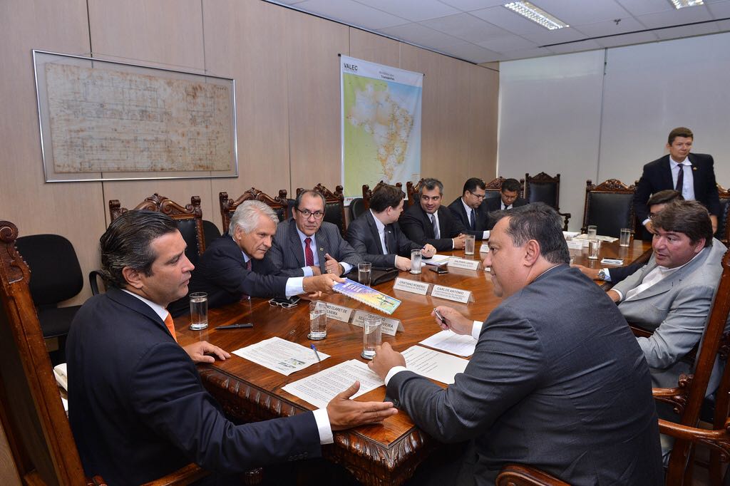 Sebastião Oliveira esteve com o ministro dos Transportes, Maurício Quintella